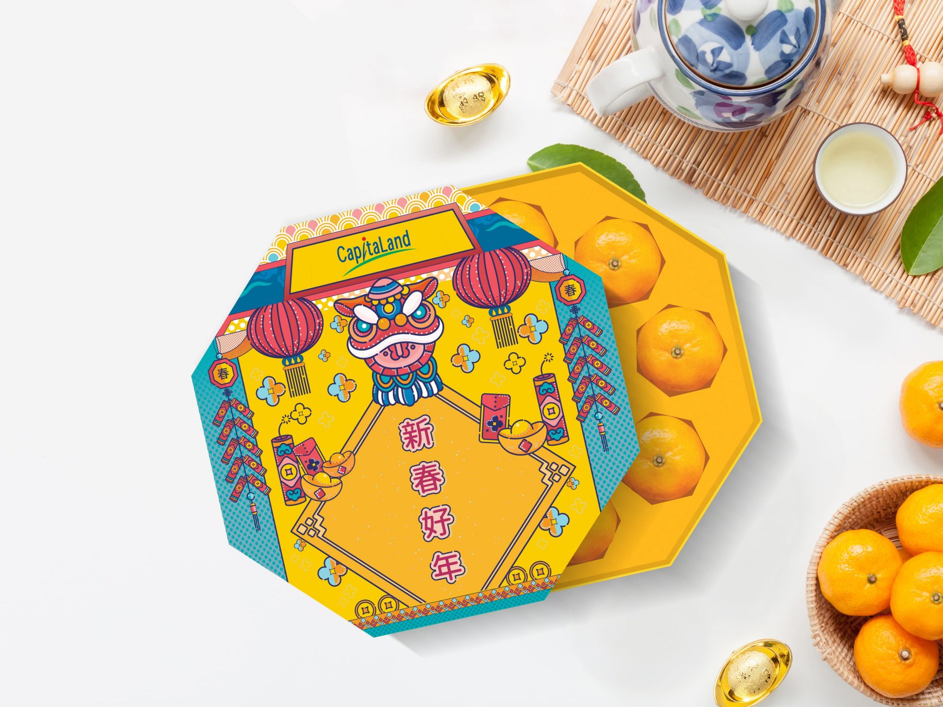 Capital and Orange Box Packaging